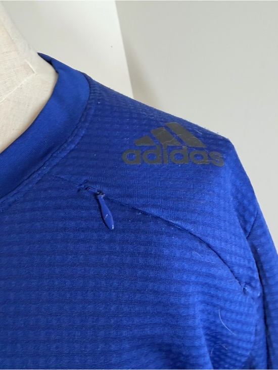Adidas Women’s Climacool Supernova-SZ M- Royal Blue Running Tee Top Exercise - Picture 5 of 13